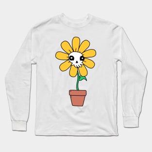 angry flower Long Sleeve T-Shirt